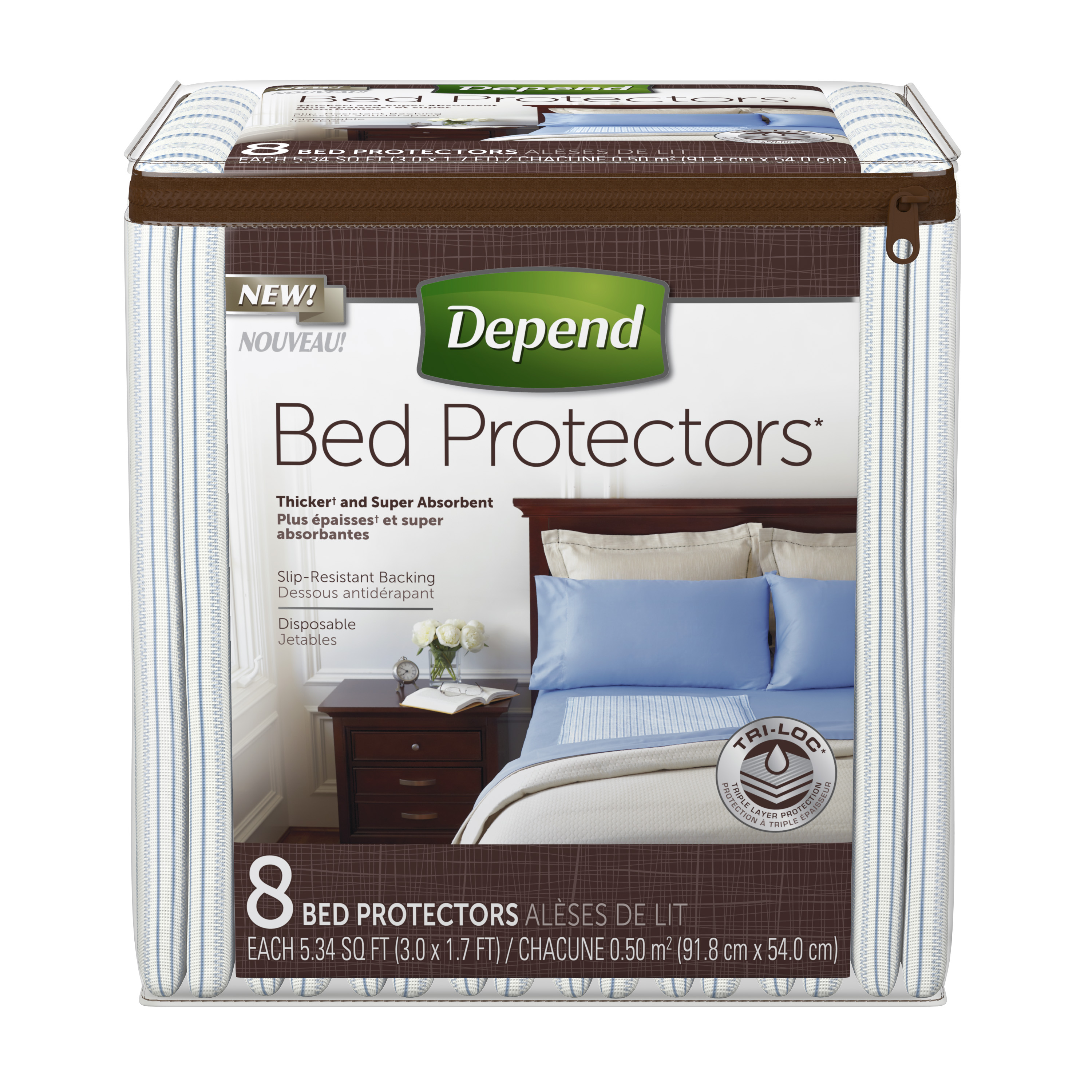 Depend Bed Protectors, 36 X20 Skynder
