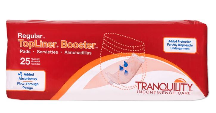 Tranquility TopLiner Pads, 200/case