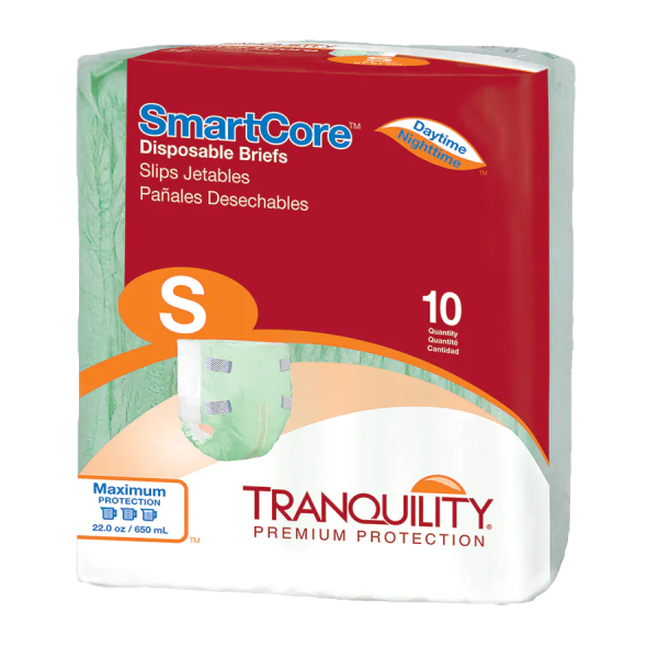 Tranquility SmartCore Briefs, Small, 10/bag photo