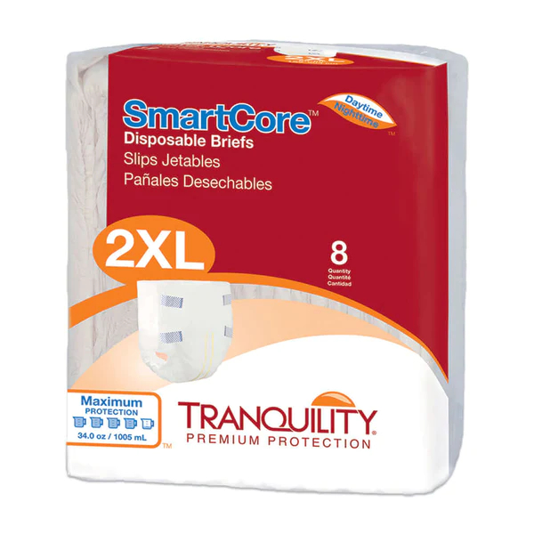 Tranquility SmartCore Briefs, XXL, 16/case