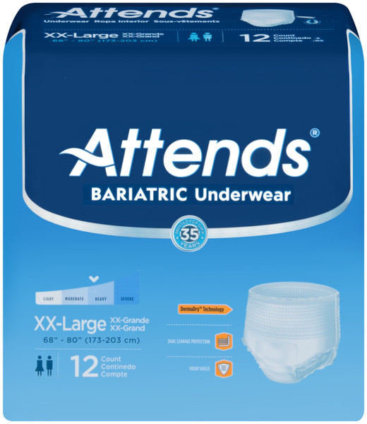 Attends Super Plus Underwear, XX-Large - 12/bag photo