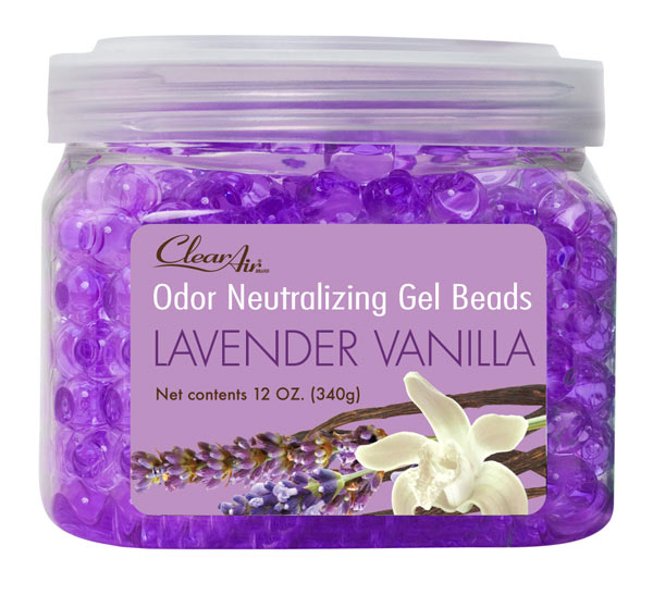 Clear Air, Air Freshening Beads, Lavender Vanilla, 6/pack (ClearAir) photo