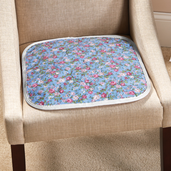 CareFor Chair Pad, Floral 18in x 18in - 1/each photo