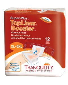 Tranquility TopLiner Contour Super-Plus Pads for bladder control