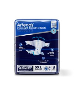 Attends Bariatric Briefs, 5XL