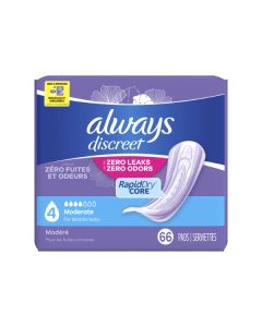 Always Discreet Moderate Pads