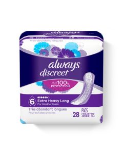 Always Discreet Extra Heavy Long Pad