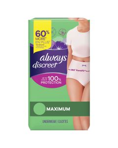 Always Discreet Maximum Underwear