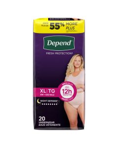 Depend Night Defense Underwear for Women