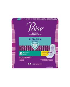 Poise Ultra-thin Light Pad w/wings E-pack