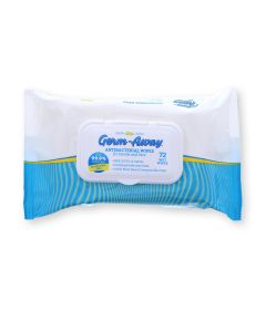 GermAway Antibacterial Hand & Face Wipes, Soft Pack