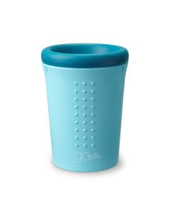 GoSili OH! Cup 12oz, Teal/Sky Blue