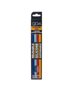 GoSili Standard Reusable Straws (4/Pk)