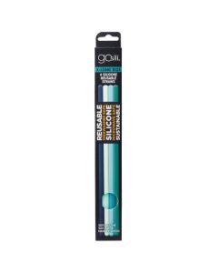 GoSili X-Long Reusable Straws, 4/pack