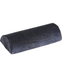 Memory Foam Half Roll Pillow, Small Grey