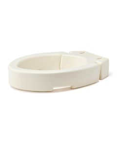 Hinged Elevated Toilet Seat, Elongated