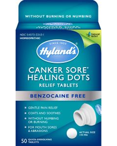 Hyland's Canker Sore Relief Tablets, 50 ct