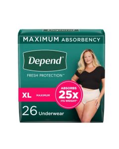 Case Special: Depend for Women Maximum, X-Large - 52/case