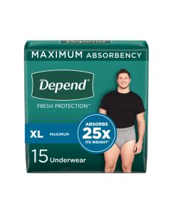 Case Special: Depend Maximum for Men, X-Large - 60/case