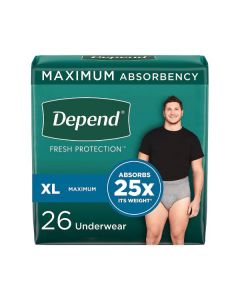 Case Special: Depend for Men Maximum, X-Large - 52/case