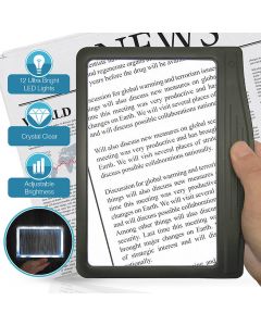 Magnifier 3X Page with LED Light