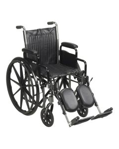 16” Wheelchair, Black 