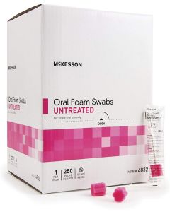 Oral Foam Swabsticks Untreated