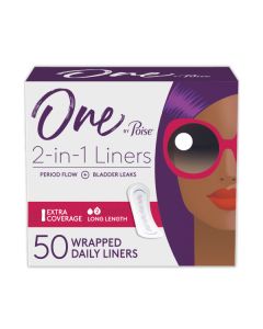 One by Poise Extra Coverage Liner Long