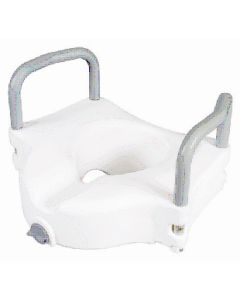 Raised Toilet Seat with Handles 