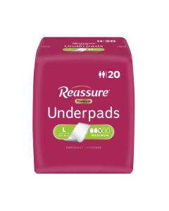 Reassure Premium Underpads, 30 in x 36 in