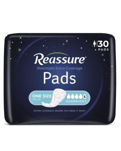 Reassure Extra Coverage Overnight Pad