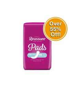 Bag Special: Reassure Flex-Shape Heavy Plus Pads, 39/bag