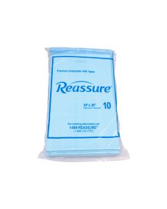 Reassure Premium Underpads with Tape