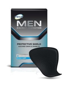 Tena Men Shield to protect against light drips and dribbles