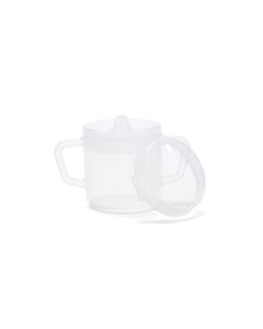 Spouted Lip 2 Handle Cip, Clear 10oz 