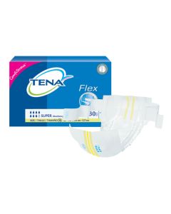 TENA Flex Super Briefs with tape tabs for superior incontinence protection