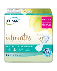 Tena Intimates Moderate Thin Long Pad for moderate bladder leakage