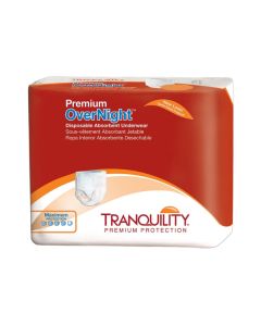 Tranquility premium overnight underwear, new packaging, same product