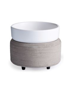 Fragrance Warmer, 2-in 1, Gray Texture