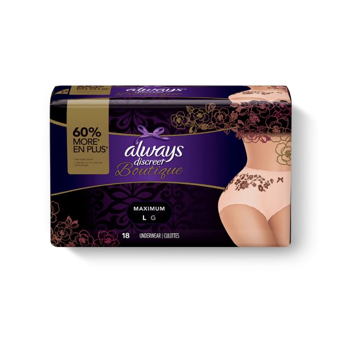 Always Discreet Boutique Underwear