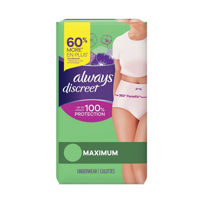 Always Discreet Maximum Underwear