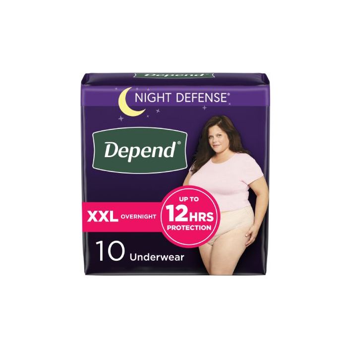Depend Night Defense Underwear for Women