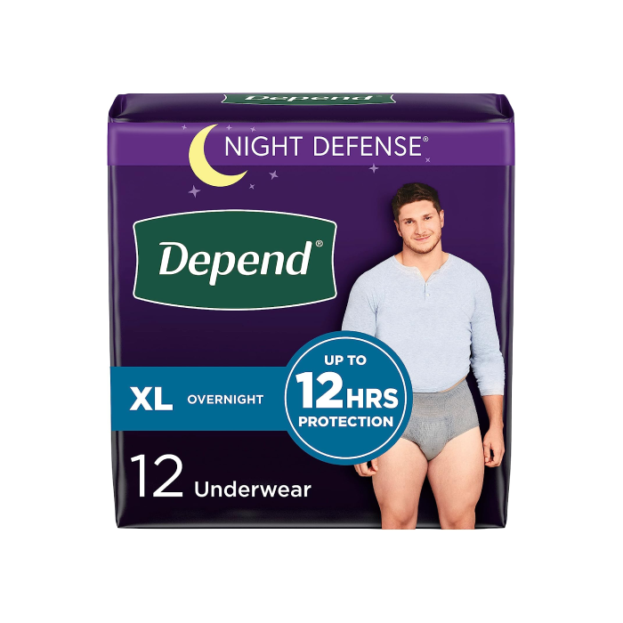 Depend Night Defense Underwear for Men