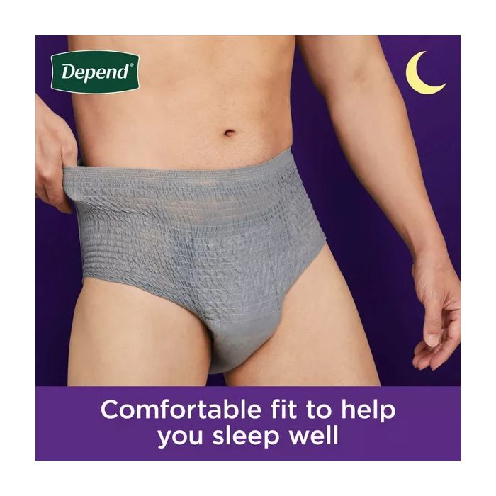 Depend Night Defense Underwear for Men 
