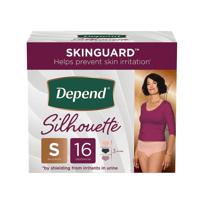 Case Special: Depend Silhouette for Women, Small - 64/case