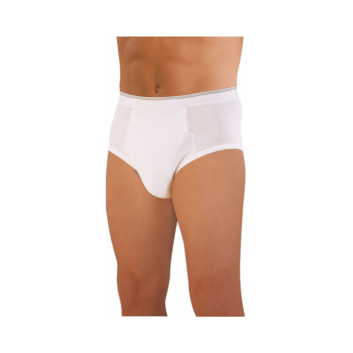 Men's Cotton White Briefs Extended Sizes