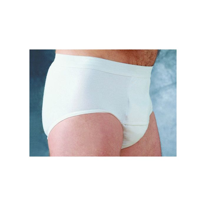 HealthDri Men's Heavy Incontinence Washable Cotton Underwear Brief