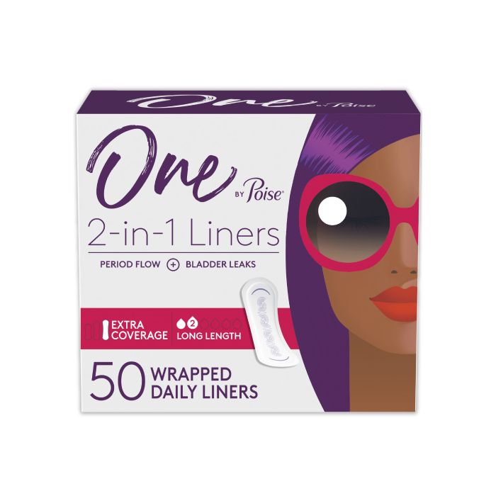 One by Poise, Extra Coverage Liner Long 