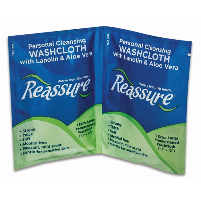 Reassure Travel Pack Washcloths HDIS