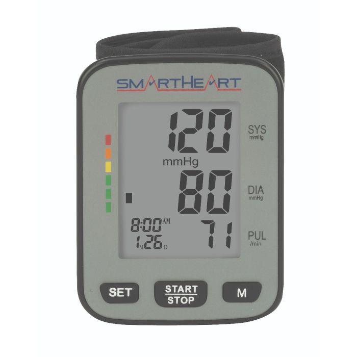 SMARTHEART AUTOMATIC WRIST BLOOD PRESSURE MONITOR-NEW-FREE